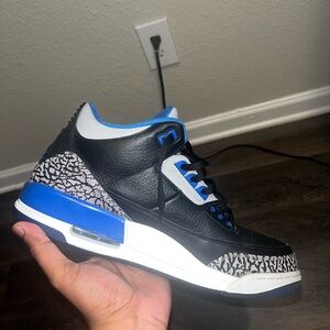 Jordan 3 Sports blue